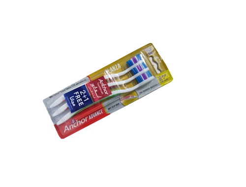 ANCHOR TOOTH BRUSH ELANZA  2+1 PACK